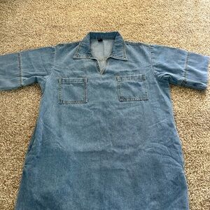 SHEIN Denim women dress with pockets